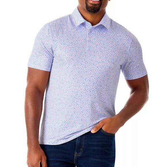 NWT Member's Mark Men's Short Sleeve Wicking Performance Polo Purple Size M - Picture 1 of 7